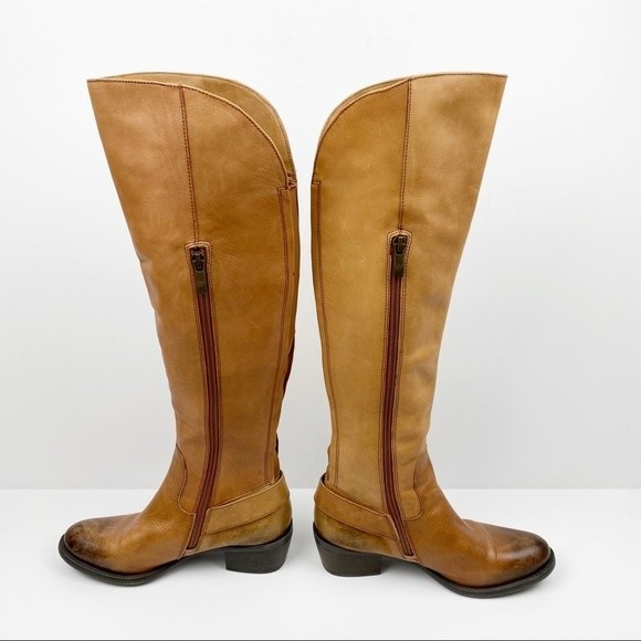 Vince Camuto Bedina Leather Knee High Riding Boots Size 5.5 - Picture 7 of 16